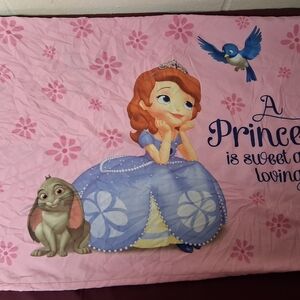 Disney A Princess Is Sweet And Loving Standard Size Pillowcase.